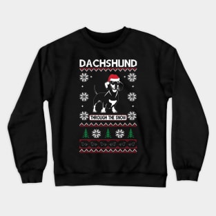 Dachshund Through The Snow Crewneck Sweatshirt